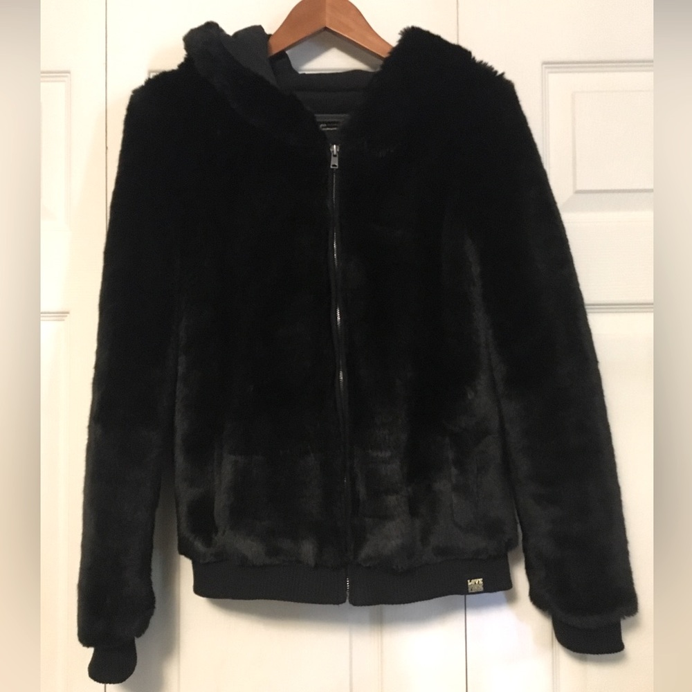 Victoria’s Secret Limited Edition PINK Faux Fur Hoodie